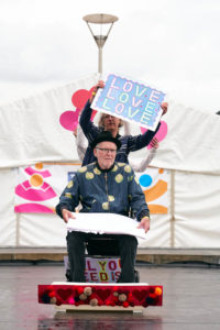 Paul's performance the original spinners bristol, clowning for dementia, Dance for Parkinson's.