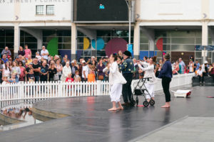 Paul's performance the original spinners bristol, clowning for dementia, Dance for Parkinson's.