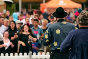 Paul's performance the original spinners bristol, clowning for dementia, Dance for Parkinson's.