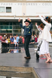 Paul's performance the original spinners bristol, clowning for dementia, Dance for Parkinson's.