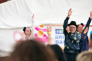 Paul's performance the original spinners bristol, clowning for dementia, Dance for Parkinson's.