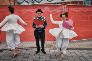 Paul's performance the original spinners bristol, clowning for dementia, Dance for Parkinson's.