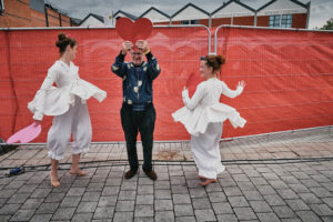 Paul's performance the original spinners bristol, clowning for dementia, Dance for Parkinson's.